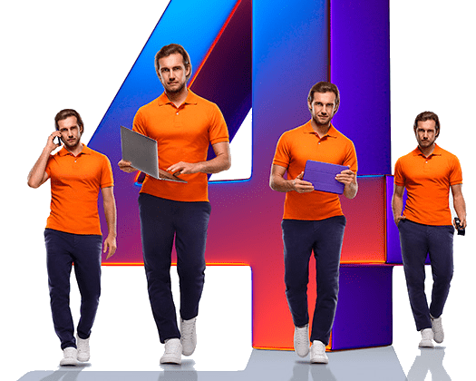 Великолепная четверка Ростелеком в&nbsp;деревня Еропкино-Большак (Орловская область)